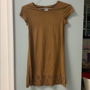 Sequin Hearts suede dress